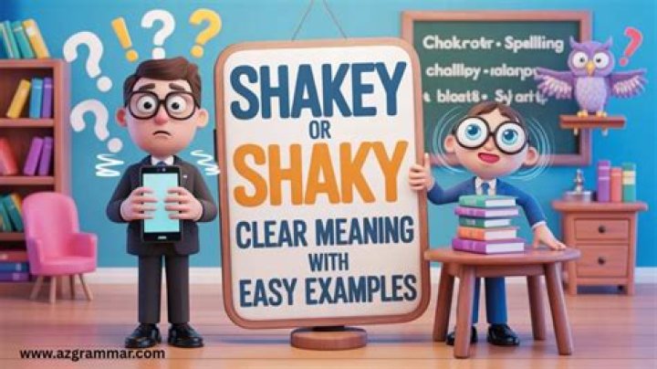 Is it shakey or shaky?